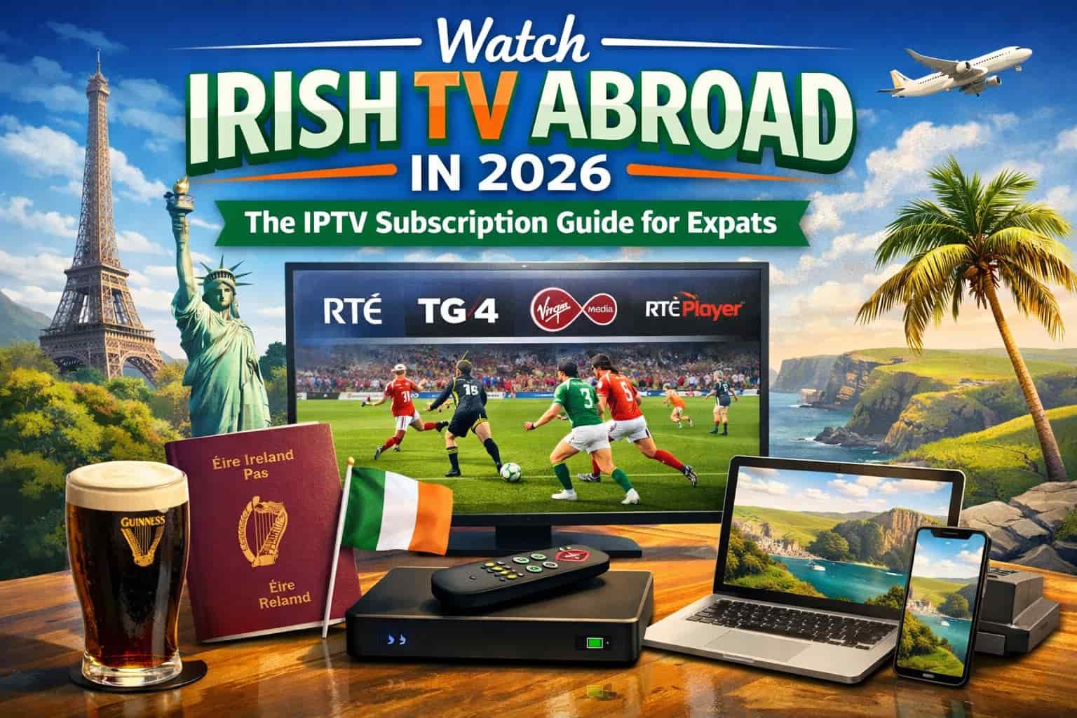 IPTV subscription to watch Irish TV abroad in 2026