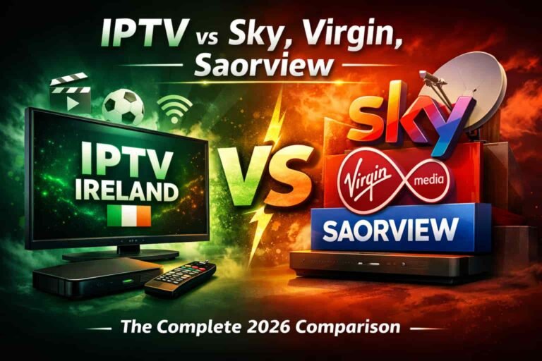 IPTV Ireland vs Sky and Virgin Media compared for 2026