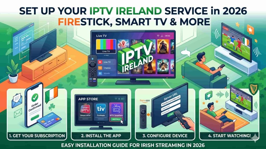 How to set up IPTV Ireland on Firestick and Smart TV