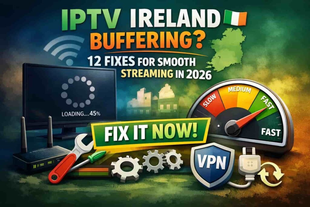 IPTV Ireland buffering fixes for smooth streaming in 2026